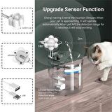 Hareket Sensörlü Akıllı Sesiz Kedi Köpek Sessiz Şeffaf Otomatik Pet Su Pınarı Çeşmesi Sebili