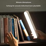 Taşınabilir Kablosuz Dokunmatik Manyetik Led Gece Lamba Uzaktan Kumanda ofis çalışma dolap lamba