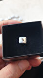 İTALYAN ÇELİK CHARM NOMİ ÇELİK CHARM N HARFİ İSİM TARİH BAŞ HARF YAZILIR 9 MM  FMACCESORİES