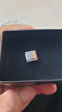 İTALYAN ÇELİK CHARM NOMİ ÇELİK CHARM Ö HARFİ İSİM TARİH BAŞ HARF YAZILIR 9 MM  FMACCESORİES