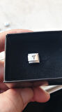 İTALYAN ÇELİK CHARM NOMİ ÇELİK CHARM T HARFİ İSİM TARİH BAŞ HARF YAZILIR 9 MM  FMACCESORİES
