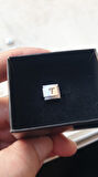 İTALYAN ÇELİK CHARM NOMİ ÇELİK CHARM T HARFİ İSİM TARİH BAŞ HARF YAZILIR 9 MM  FMACCESORİES
