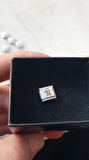 İTALYAN ÇELİK CHARM NOMİ ÇELİK CHARM Ü HARFİ İSİM TARİH BAŞ HARF YAZILIR 9 MM  FMACCESORİES