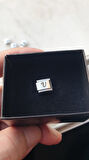 İTALYAN ÇELİK CHARM NOMİ ÇELİK CHARM U HARFİ İSİM TARİH BAŞ HARF YAZILIR 9 MM  FMACCESORİES