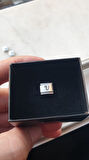 İTALYAN ÇELİK CHARM NOMİ ÇELİK CHARM V HARFİ İSİM TARİH BAŞ HARF YAZILIR 9 MM  FMACCESORİES
