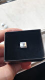 İTALYAN ÇELİK CHARM NOMİ ÇELİK CHARM V HARFİ İSİM TARİH BAŞ HARF YAZILIR 9 MM  FMACCESORİES