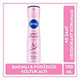 NIVEA Kadın Sprey Deodorant Pearl&beauty 50ml, 48 Saat Anti-perspirant Koruma
