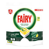Fairy Bulaşık Makinesi Deterjanı Kapsülü Limon Kokulu 36 Adet