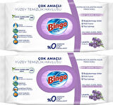 Bingo Clean Yüzey Temizlik Havlusu 96 Yaprak Lavanta Kokulu 2li 2'li Set 