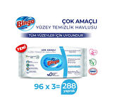 Bingo Beyaz Sabun Katkılı Pratik Yüzey Temizlik Havlusu 3 x 96'lı