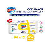 Bingo Limon Kokulu Pratik Yüzey Temizlik Havlusu 12 x 96 Yaprak