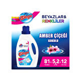 Bingo Amber Çiçeği Sıvı Çamaşır Deterjanı 3 x 1755 ML