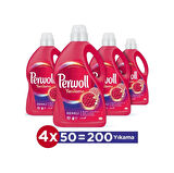 Perwoll Hassas Bakım Sıvı Çamaşır Deterjanı Renkli Yenileme 4 x 2970 ML  200 Yıkama