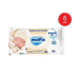 Molfix Yenidoğan Izotonik Sulu Mendil 6 X 50'Li