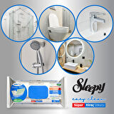 Sleepy Easy Clean Süper Kireç Sökücü Yüzey Temizlik Havlusu&Mendili 4x30 (120 Yaprak)