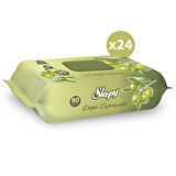 Sleepy Doğal Zeytinyağı Ve Pamuksu Lifler Islak Havlu 24 x 90'lı 2160 Yaprak