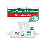 Sleepy Easy Clean Yüzey Temizlik Havlusu&Mendili 12X100 (1200 Yaprak)