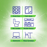 Solo Beyaz Sabun Ferahlığı Yüzey Temizlik Havlusu 4'lü