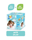 Uni Baby Aktif Islak Mendil 12 X 72'Li