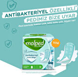 Molped Süper Ekonomik Antibakteriyel Ped Normal 4 x 24'lü