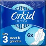 Orkid Ultra Hijyenik Ped Gece & Gündüz 24 x 6'lı