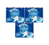 Orkid Ultra Extra Hijyenik Ped Gece & Gündüz 3 x 6'lı