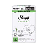 Sleepy Cırtlı Bebek Bezi 6 Numara 62’li