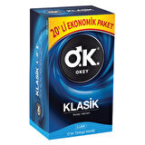 Okey Prezervatif Eko Paket Prezervatif Klasik 20'li