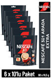 Nescafe 3ü1 Arada Extra Çözünebilir Kahve 16,5g 10'lu Paket 10X6