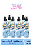 Yumoş Jet Fresh Giysi Spreyi Lilyum 6 x 200 ml