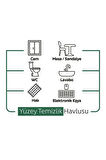 Sleepy Easy Clean Beyaz Sabun Katkılı Yüzey Temizlik Havlusu - 100'lü 10 Paket
