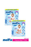 Molfix Bebek Bezi Ultra Fırsat Paketi Maxi 4 Numara 100 Adet X 2 Paket