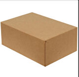 Kraft Kilitli Kargo Kutusu (Testliner) / Ebat: 35x24x14 cm (100 adet)