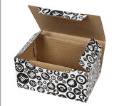 Siyah Kilitli Kargo Kutusu / Ebat: 15,5x11x7,5 cm (100 adet)