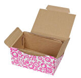 Pembe Kilitli Kargo Kutusu / Ebat: 15,5x11x7,5 cm (100 adet)