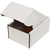 Beyaz Kilitli Kargo Kutusu / Ebat: 10x7x4,5 cm (100 adet)