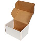 Beyaz Kilitli Kargo Kutusu / Ebat: 12x8x6,5 cm (100 adet)
