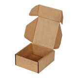 Kraft Kilitli Kargo Kutusu / Ebat: 8x8x4 cm (100 adet)