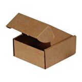 Kraft Kilitli Kargo Kutusu / Ebat: 8x8x4 cm (100 adet)