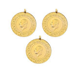 İstanbul Bilezik Yeni Kulplu Ziynet Tam Altın 3 Adet