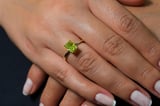 Light Green İce Crush Yüzük