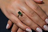Dark Green İce Crush Yüzük