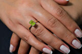 Light Green İce Crush Yüzük