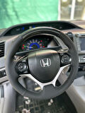 Honda Civic Fb7 Araca Özel Dikmeli Direksiyon Kılıfı (Mikrofiber Kristal Karbon)