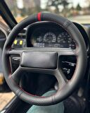 Fiat Uno Direksiyon Kılıfı (Noktalı Karbon Yüzüklü)