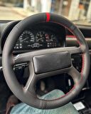 Fiat Uno Direksiyon Kılıfı (Noktalı Karbon Yüzüklü)