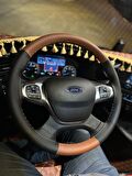 Ford Fmax Kahverengi Siyah Direksiyon Kılıfı