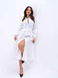 Modavera 5903 ELBİSE-BEYAZ