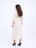 Modavera 7096 ELBİSE-KREM