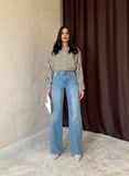 Modavera Mavi Comfy Jeans Pantolon